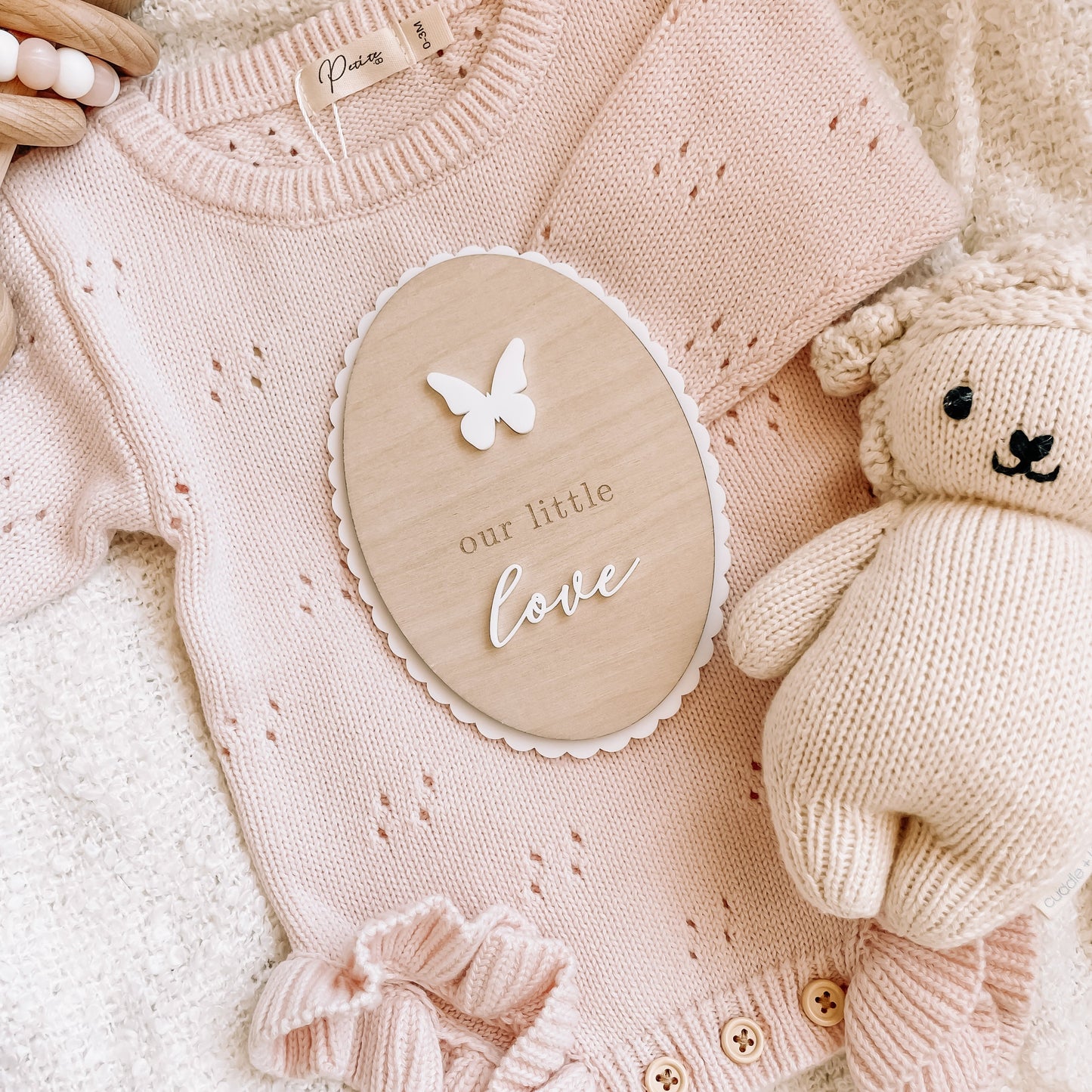 Our Little Love plaque- Butterfly