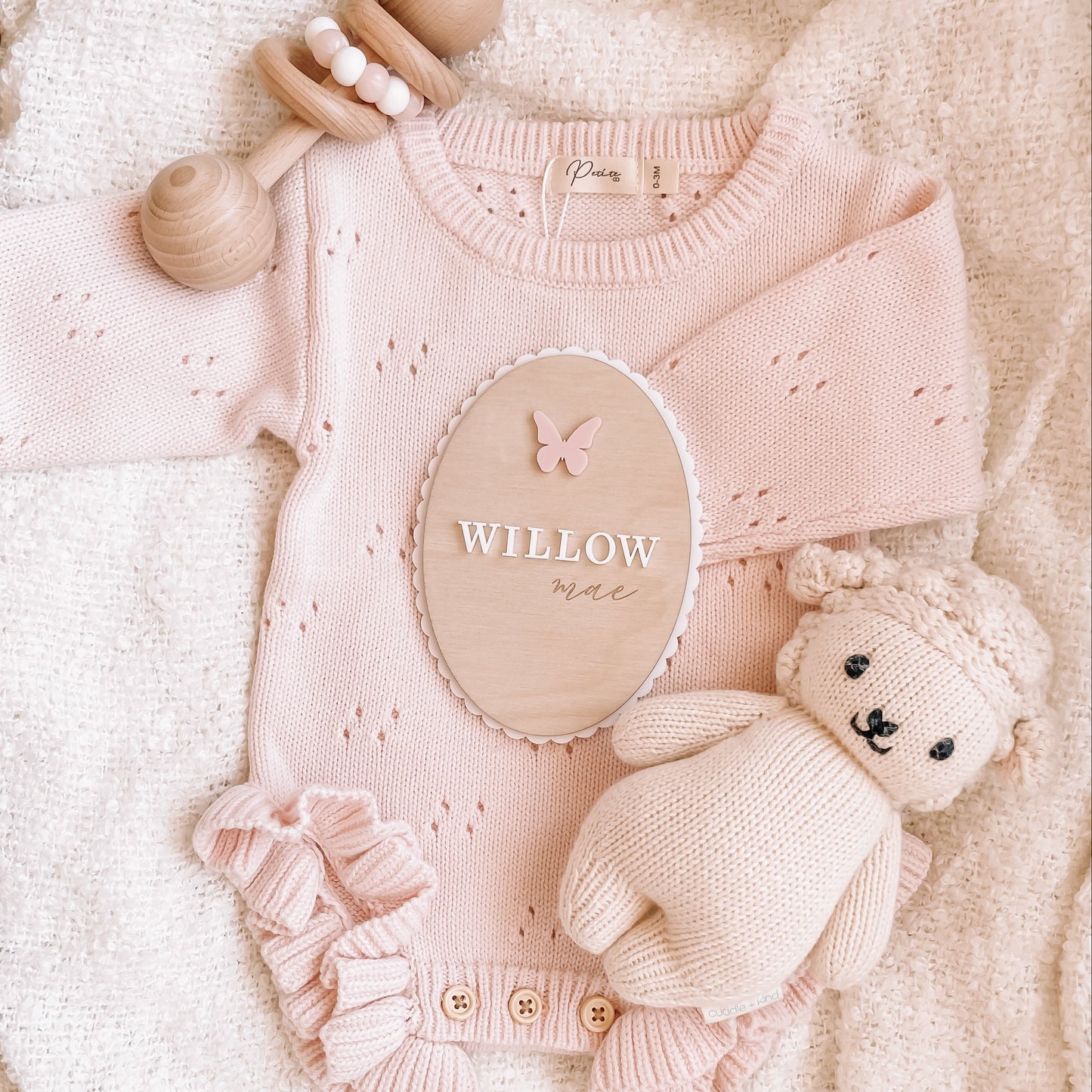 Personalised Name Plaque- Butterfly