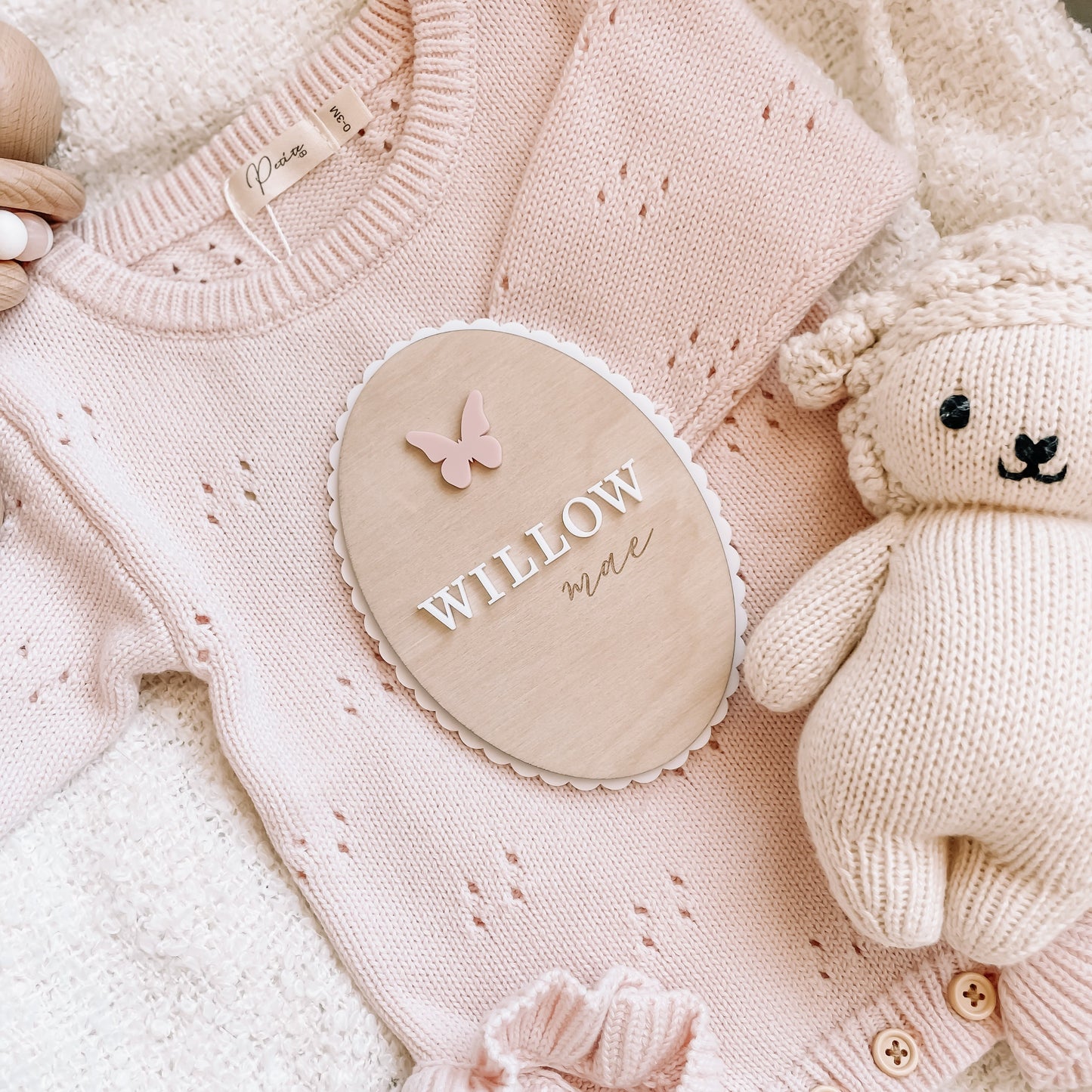 Personalised Name Plaque- Butterfly