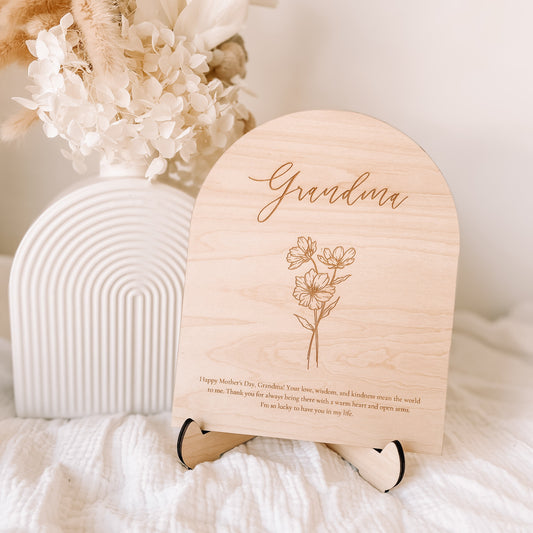 Grandma Mother’s Day Wooden Plaque