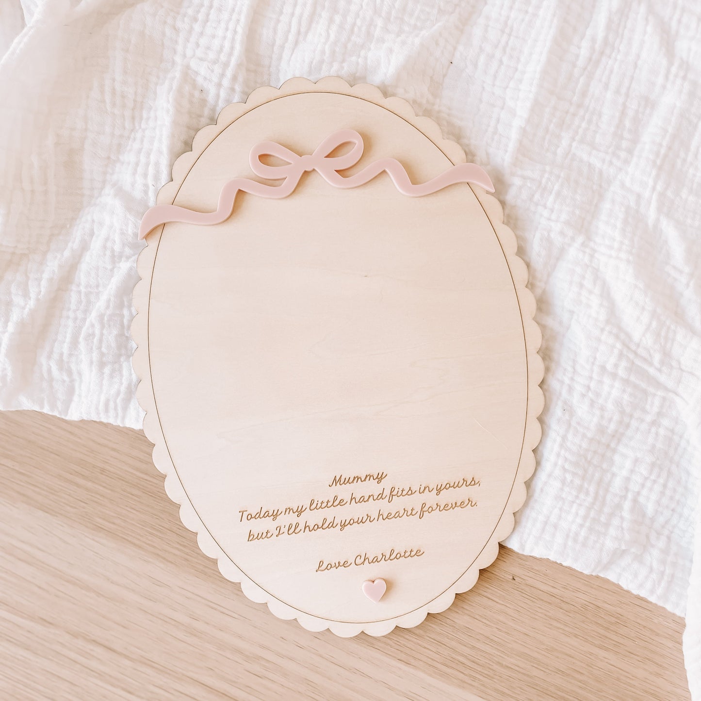Mother’s Day Handprint Plaque