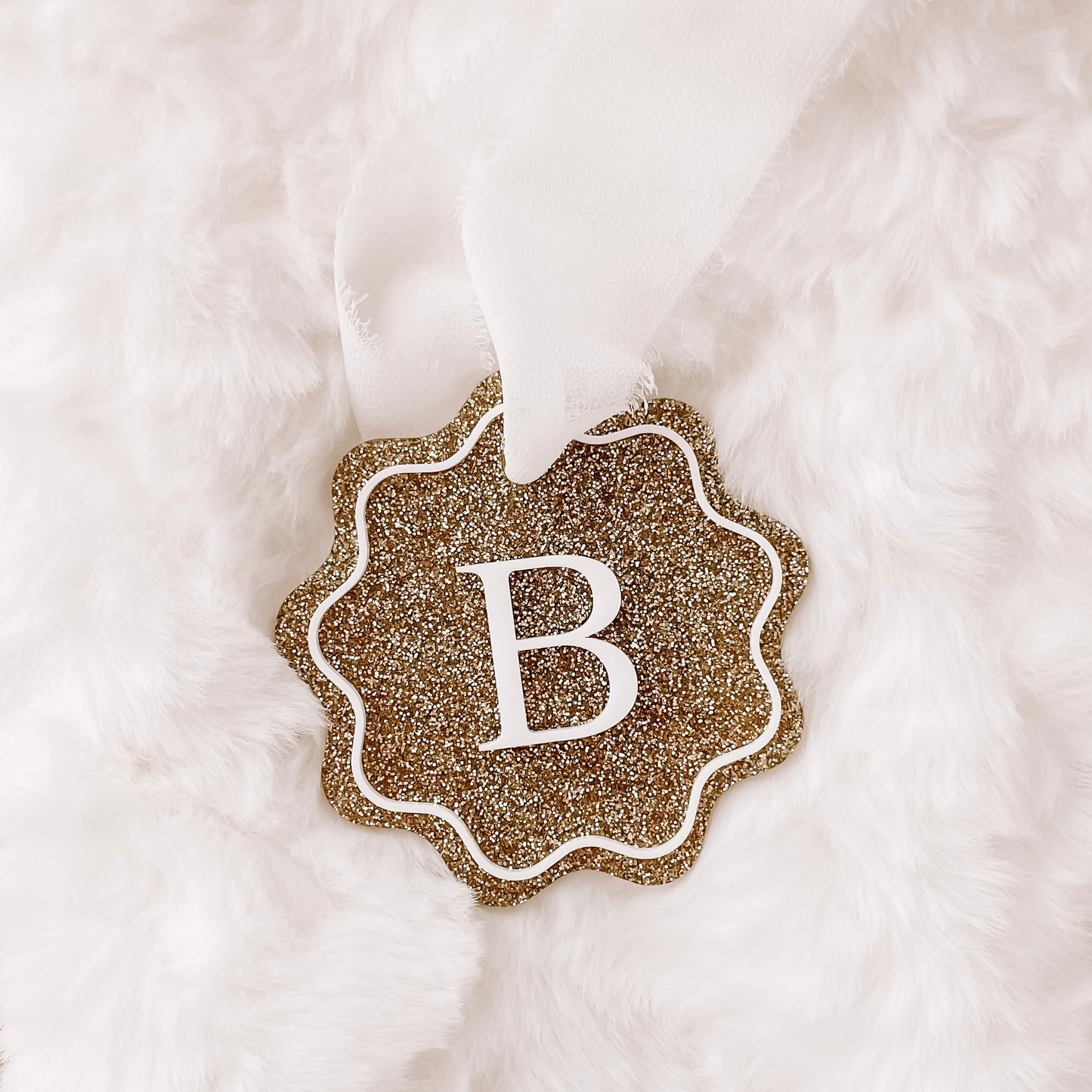 Personalised Letter Christmas Bauble