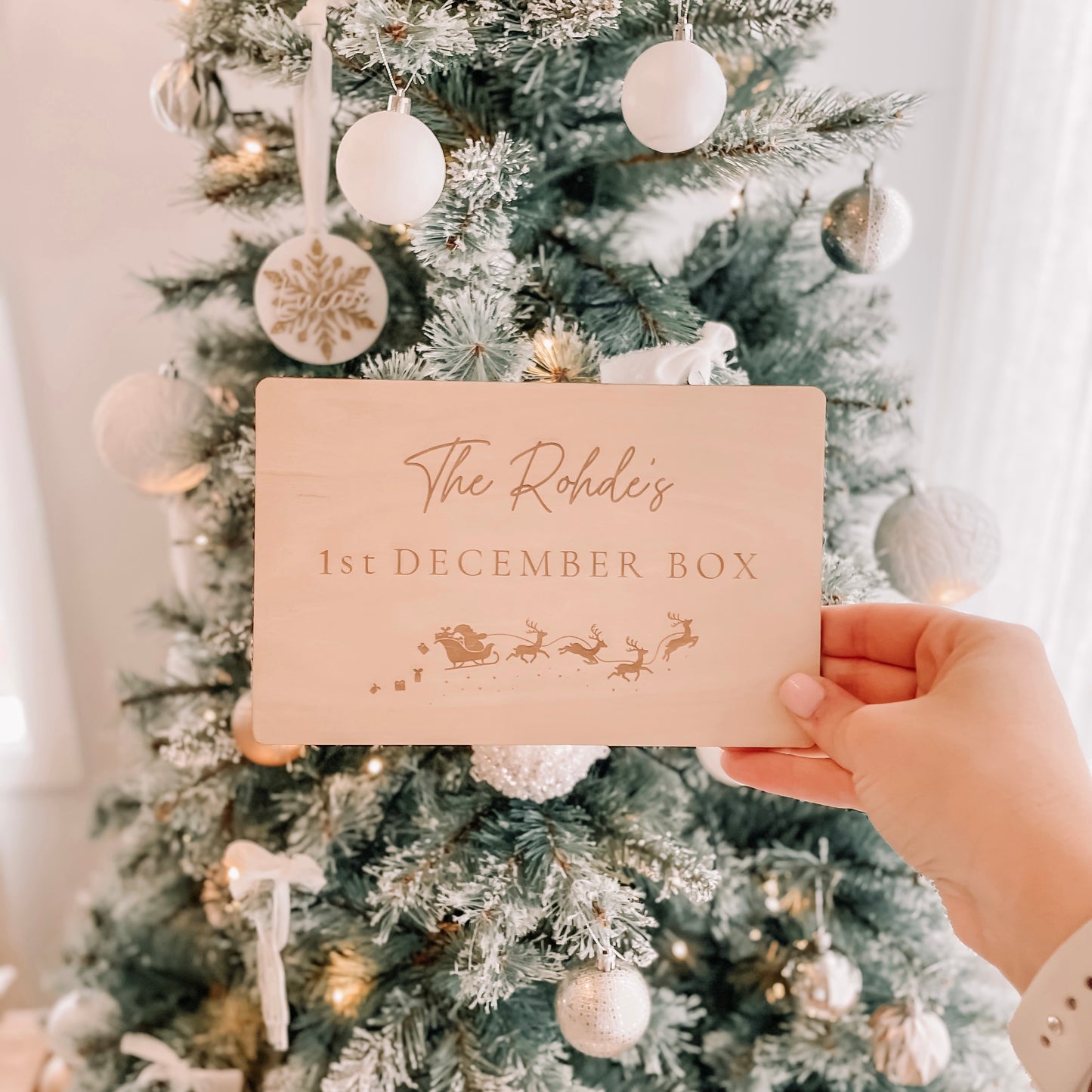 Personalised Christmas Box Sign | SIGN ONLY |