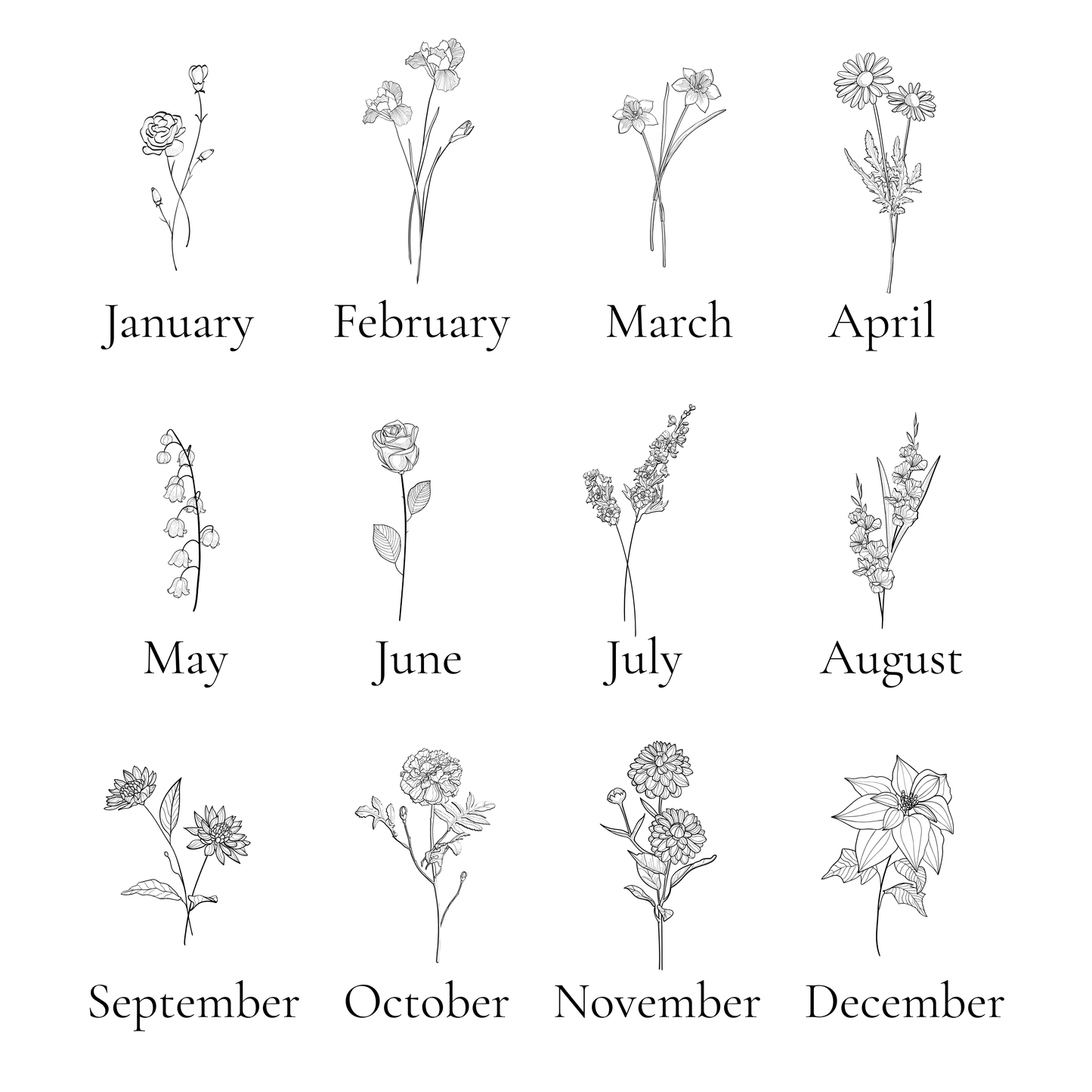 Birth Details/Flower Ornament
