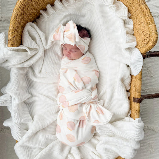 Frill Knit Blanket | Blanket