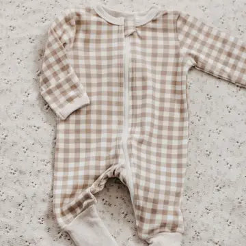 Zipsuit- Gingham