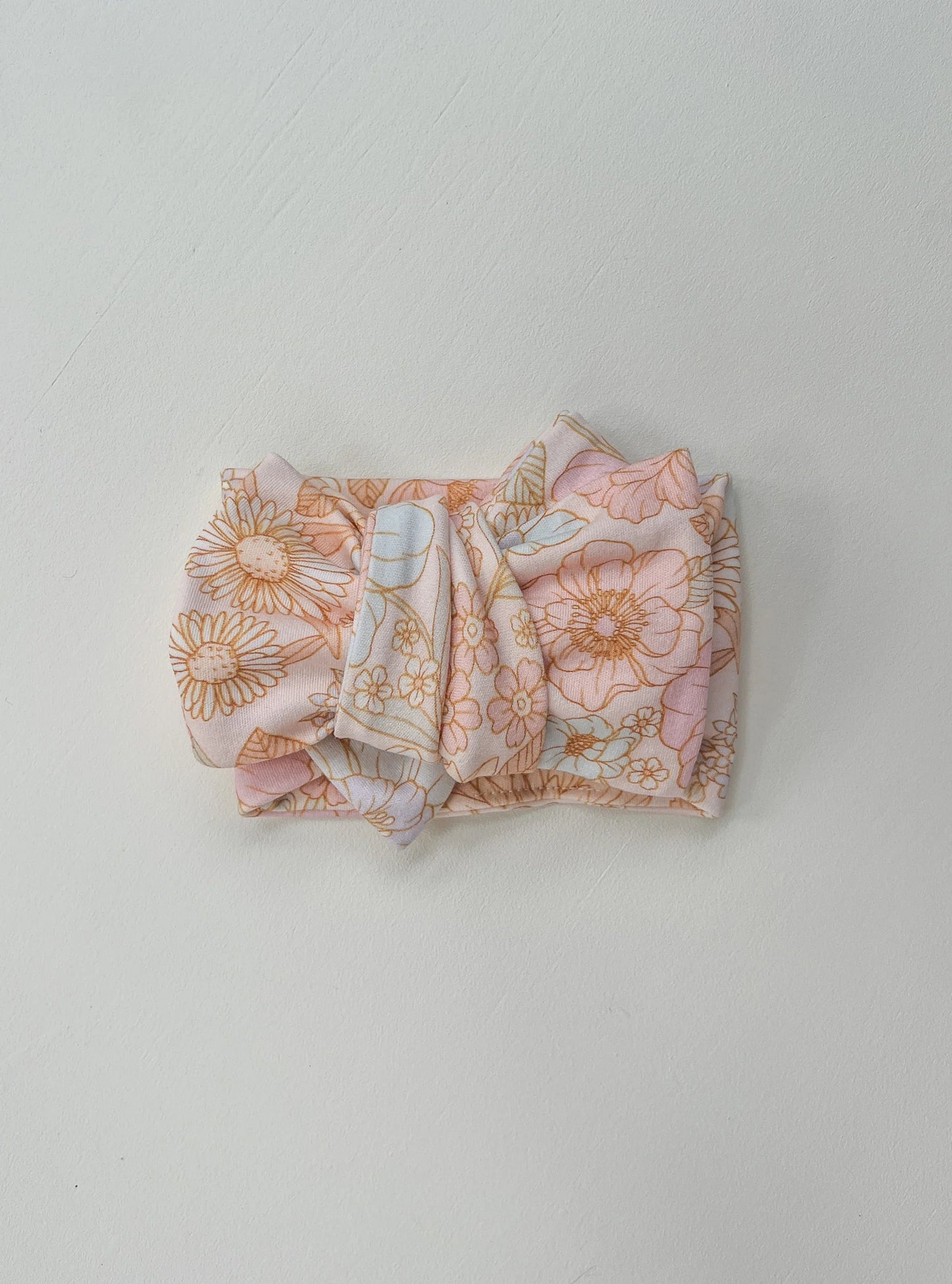 Little & Fern Oversized Top Knot | Pastel Bloom