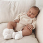 Ribbed Knit Romper- Oat