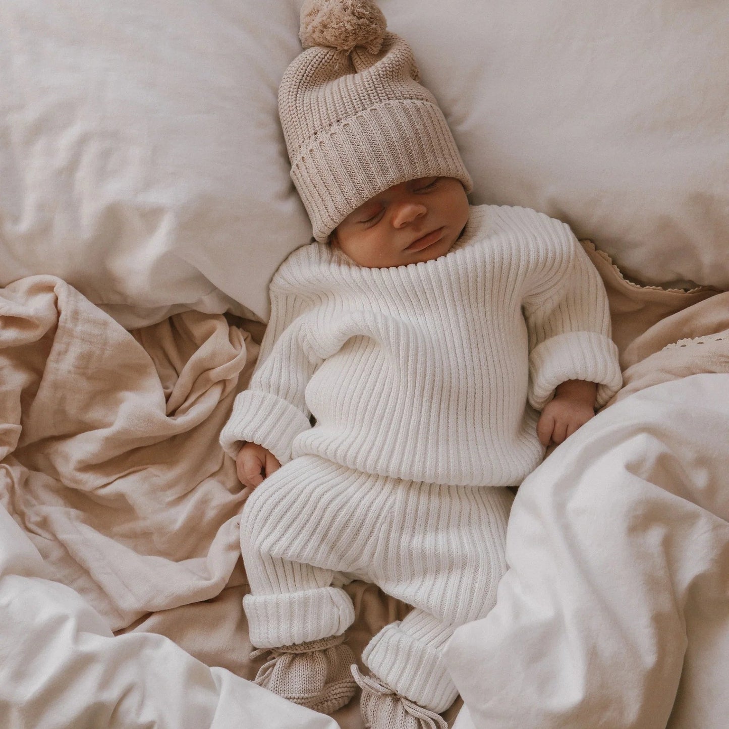 Classic Ribbed Set | Milk
