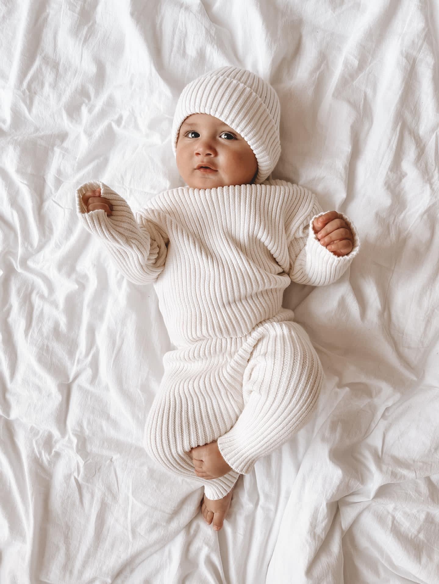 Classic Ribbed Set | Milk